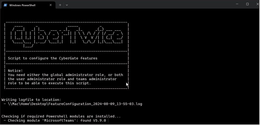 CyberGate Admin Portal - Device Settings