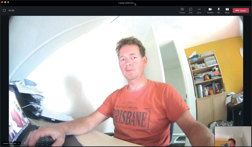 Teams Keypad for Door Open