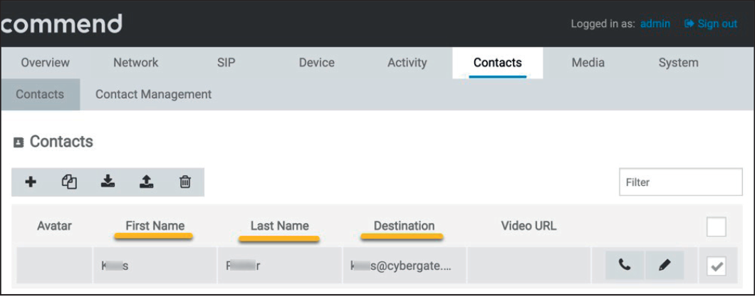 Commend Device Layout