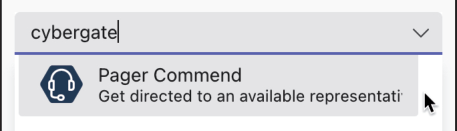 Teams Calls Menu - Device Selection