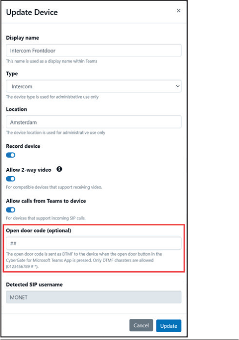 CyberGate Management Portal - Device Details