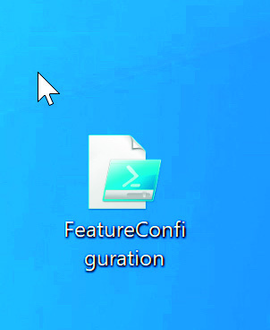 Downloaded PowerShell script