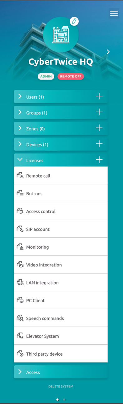 IpDoor SIP License - Step 1