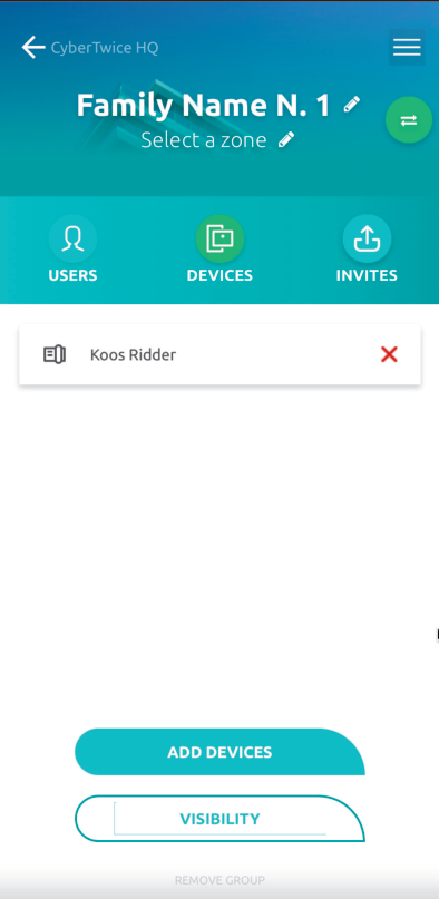 IpDoor Group Device Selection - Step 2