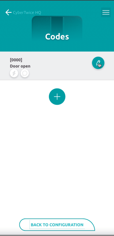 IpDoor New Code Configuration