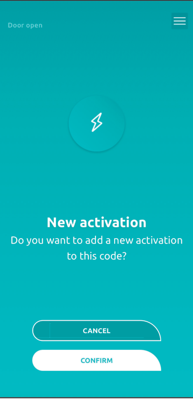 IpDoor Code Activations - Step 2