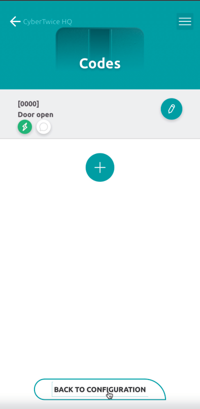 IpDoor Code Configuration Complete