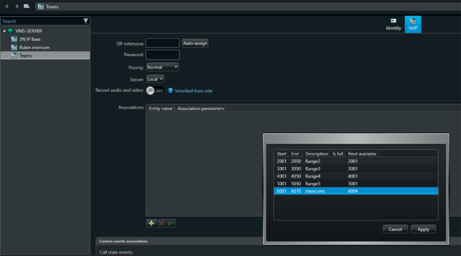 Sipelia - Assign SIP Extension