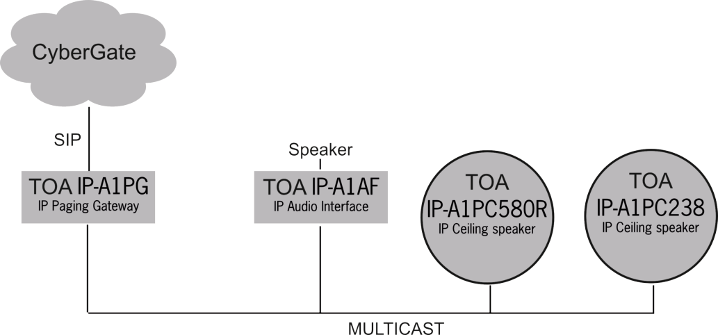 Scenario 2 - Paging Gateway with Multicast