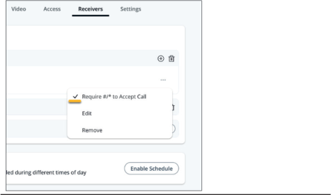 Verkada Receiver Options