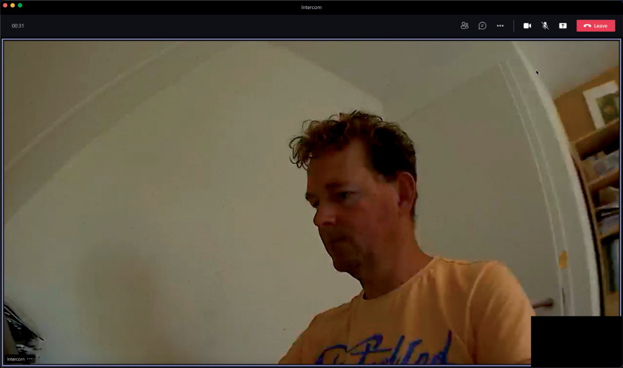 Teams Call Established with Video