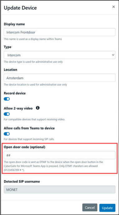 CyberGate App - Devices Tab